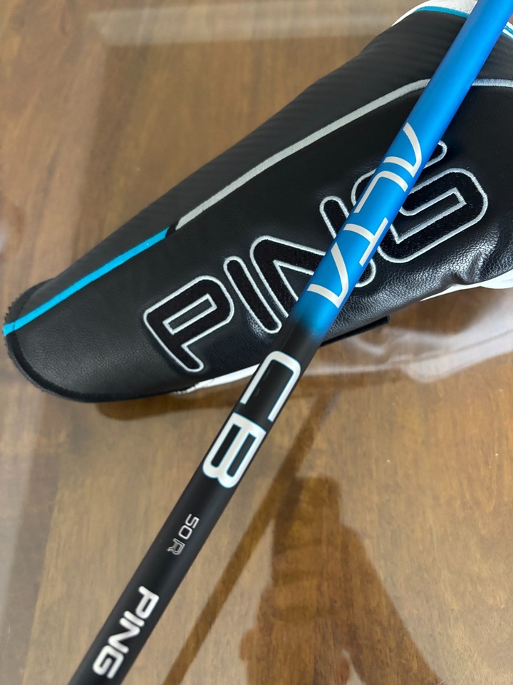 Shaft Ping Alta CB Blue 50 Regular Flex - Pour Driver G440, Graphite, Longueur 44,75 Pouces, Neuf