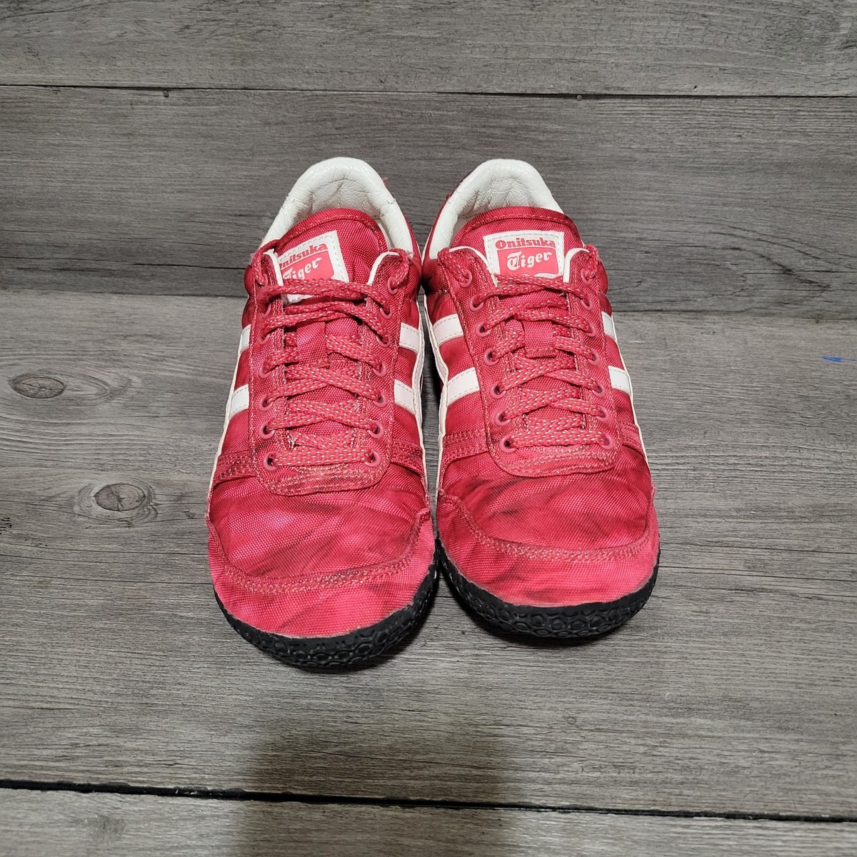 ASICS Onitsuka Tiger Ultimate 81 Fuchsia Red Women Size 7.5