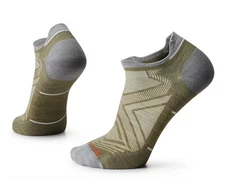 Smartwool Run Zero Cushion Ankle Low Cut Socks Winter Moss men’s Sz L 9 - 11.5