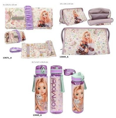 Depesche TOPModel Cowgirl 13671 Roll Schmucketui  13669 Allzwecktasche Trinkflas