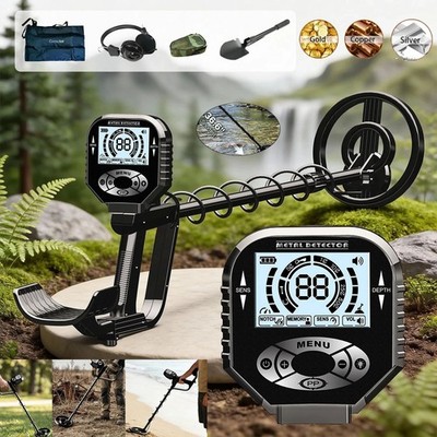 Detector De Metales Oro y Plata LCD Display Deep Ground Gold Finder Waterproof
