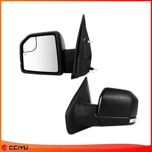 Set Pair Towing Mirrors For 2004-2006 Ford F150 Power Heated Turn Signal