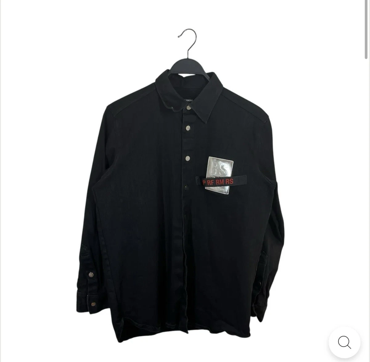 Long Sleeve Raf Simons Button-Up Casual Button-Down Shirts for Men