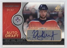 2005-06 SP Game Used Edition Auto Draft 24/47 Kristian Huselius #AD-KH Auto 0c3