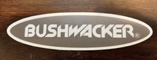 Bushwacker Clearwhite Sticker Decal Old Stock Racing Original