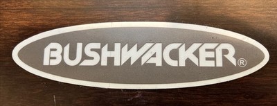 BUSHWACKER CLEAR/WHITE Sticker Decal OLD STOCK RACING ORIGINAL | eBay