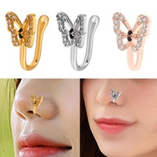 Anneau de Nez élégant à Clipser pour Femmes et Filles – Bijoux de Corps