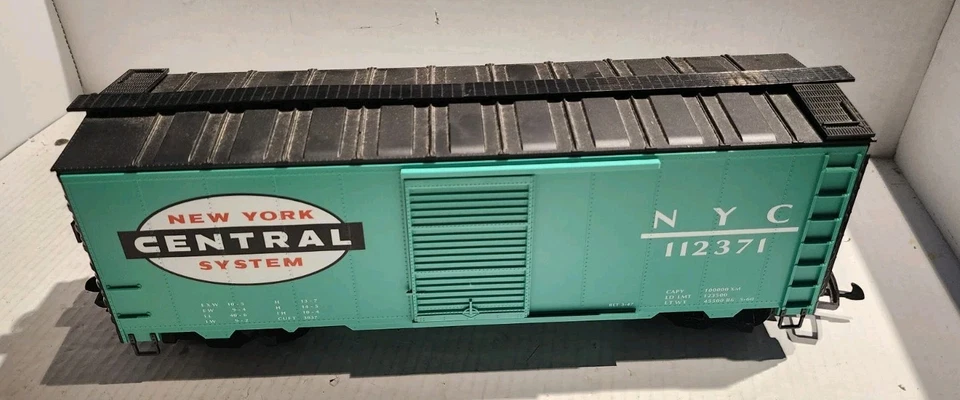 Piko G Scale Steel Box Car New York Central 112371 - Image 4 of 4