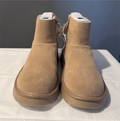 Universal Thread May Boots Memory Foam Snow Boot Pull On Tan Women's Size 8