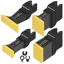 30 PCS Oscillating Tool Blade, Universal Titanium Multi 30PCS, Black 