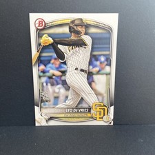 2025 Bowman Prospects #BP-59 LEO DE VRIES (RC) - San Diego Padres