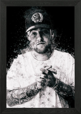 Mac Miller Gerahmtes Wandbild Poster Leinwanddruck Bild
