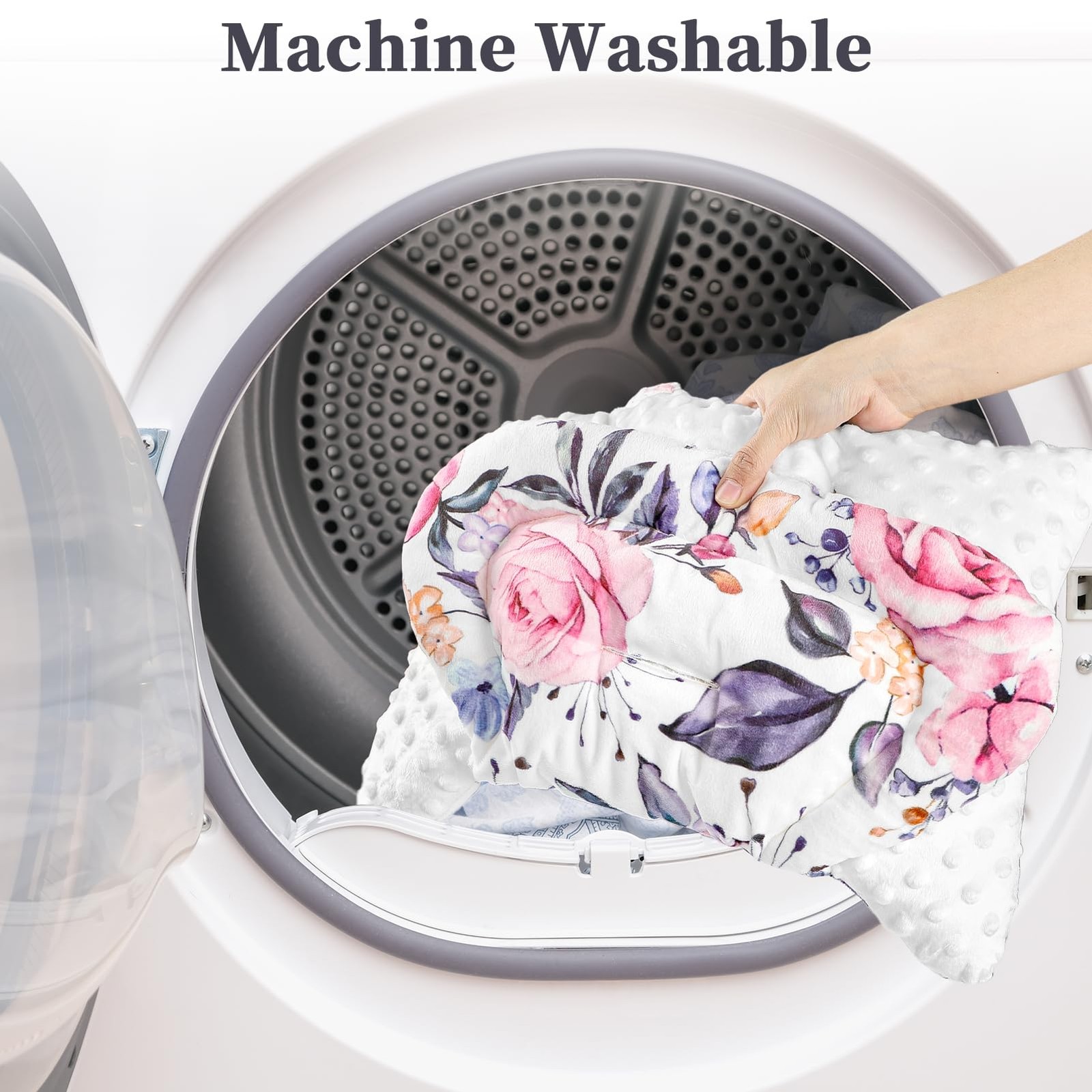 Pea Pod Infant Car Seat Insert with 3 Strap Covers, 3 in 1 Reversible Floral ...