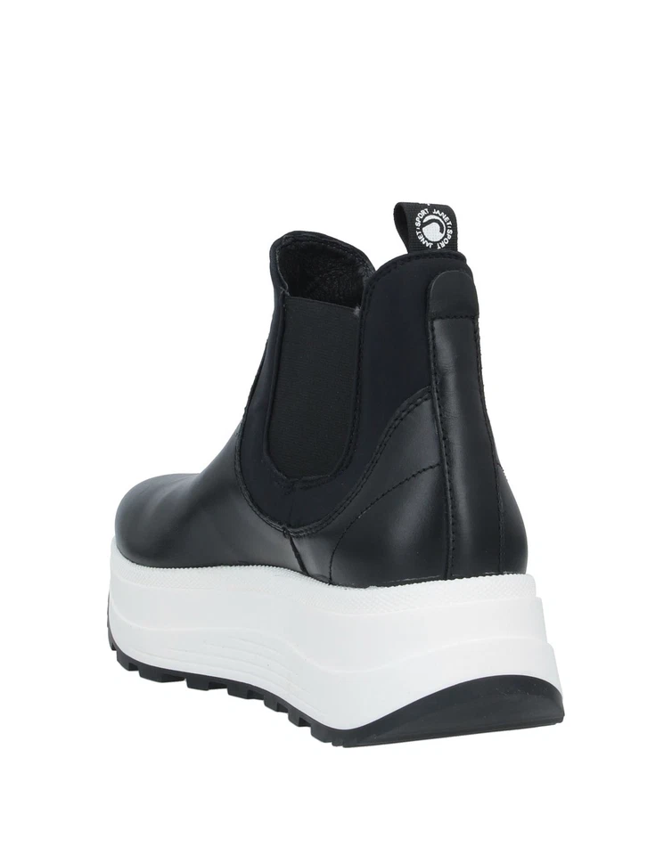 PVP €235 JANET SPORT Botas Chelsea de Cuero US10 UK7 EU40 Negras Foto 3 de 4