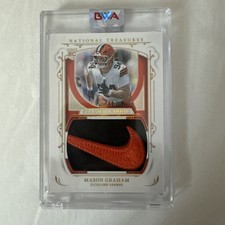 2025 National Treasures Mason Graham Framed Fabric Nike Patch 5/10 ENCASED 🔥