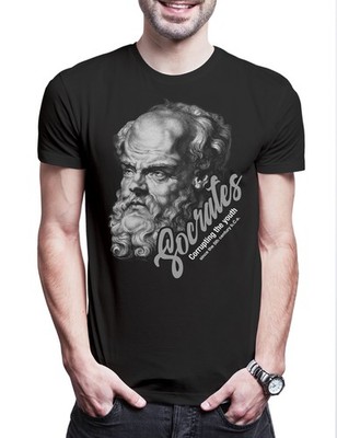 Socrates Corrupting The Youth B Herren T-Shirt Sokrates Philosoh Platon Athen