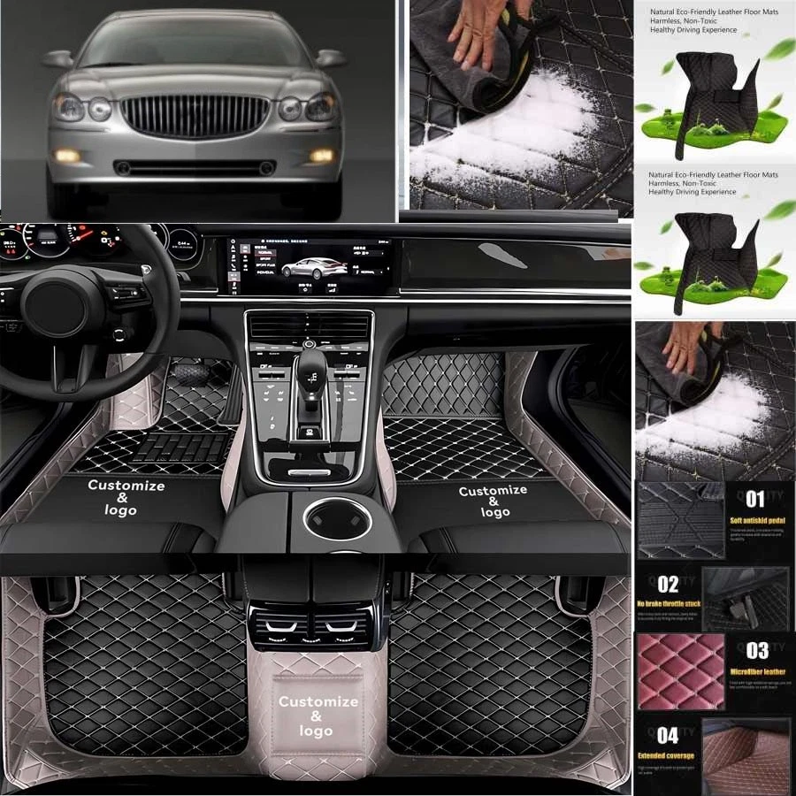 For Buick Park Avenue Car Floor Mats Carpets Cargo Liners Custom All Weather - Image 3 of 4