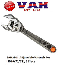 Bahco Adjustable Wrench Spanner Set (8070/8071/8072) 3 Piece