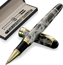 Luxury Ballpoint Pens Black Ink 0.5Mm Medium Point Work Pen Smooth