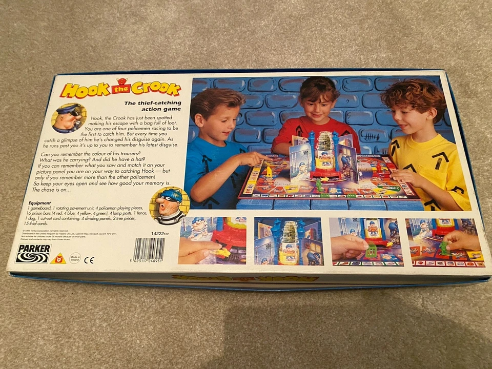 Hook the Crook, Board Game, Parker (1994) 100% Checked & Complete - Image 3 of 4