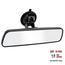 Rear View Mirror, Universal Thickened Anti-glare HD Car Interior Rear White