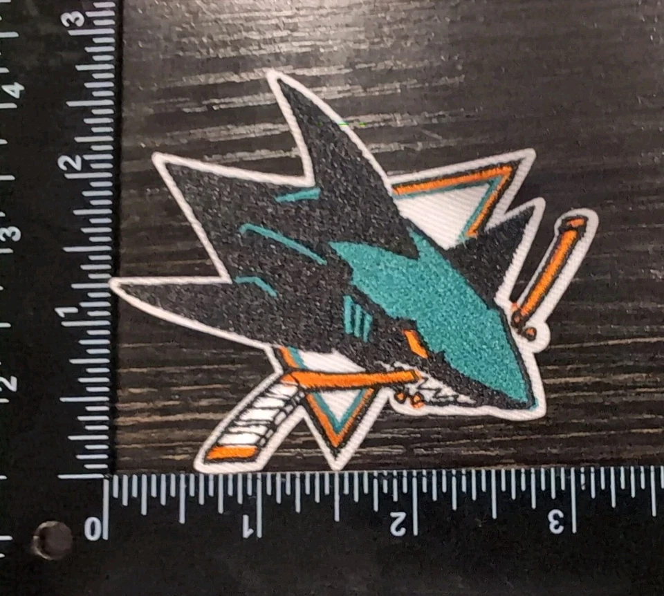 San Jose Sharks NHL NATIONAL HOCKEY LEAGUE LOGO EMBROIDERED IRON ON PATCH
