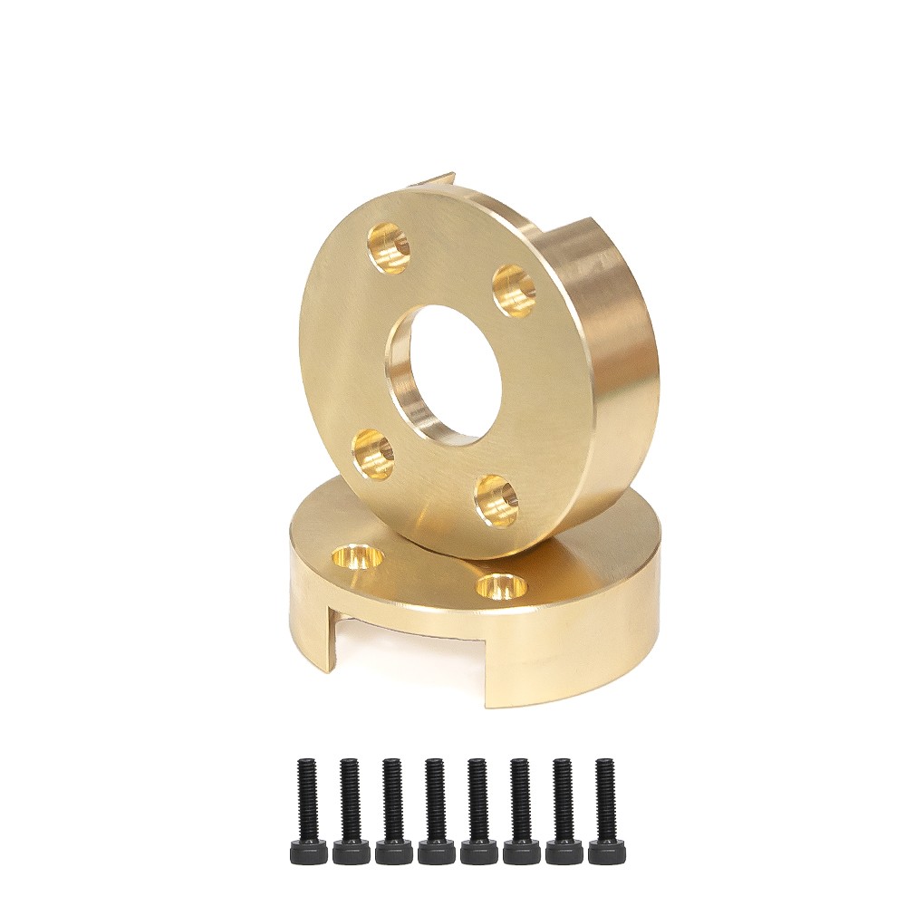 Brass Front & Rear Axle Weights for AXIAL 1/8 AXP8 GILAMON 2