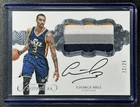 GEORGE HILL 2016-17 PANINI FLAWLESS #H-GHI HORIZONTAL GU PATCH AUTO 22/25 JAZZ