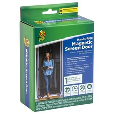 86 in. x 39 in. Magnetic Mesh Screen Door, Hands-Free, Anti-Bug, Durable Mesh