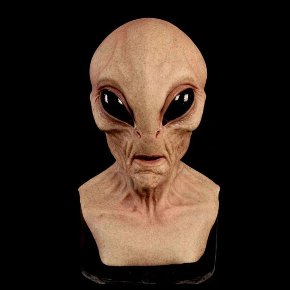 Alien-Maske, Halloween-Party-Requisiten, Latex-Kopfschmuck - Bild 2 von 4