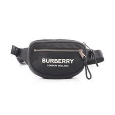 BURBERRY CANNON Borsa a tracolla in vita nylon nero 8014519