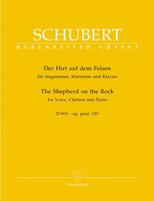 Franz Schubert | The Shepherd on the Rock op. post.129 D 965 | Deutsch | Buch