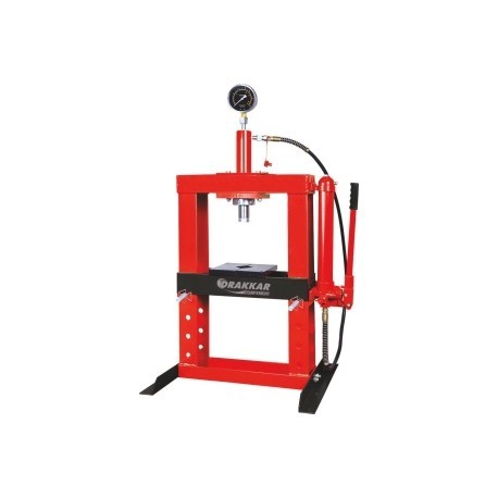 Presse d'atelier manuelle 10T à bâti soudé et haute précision de 175mm