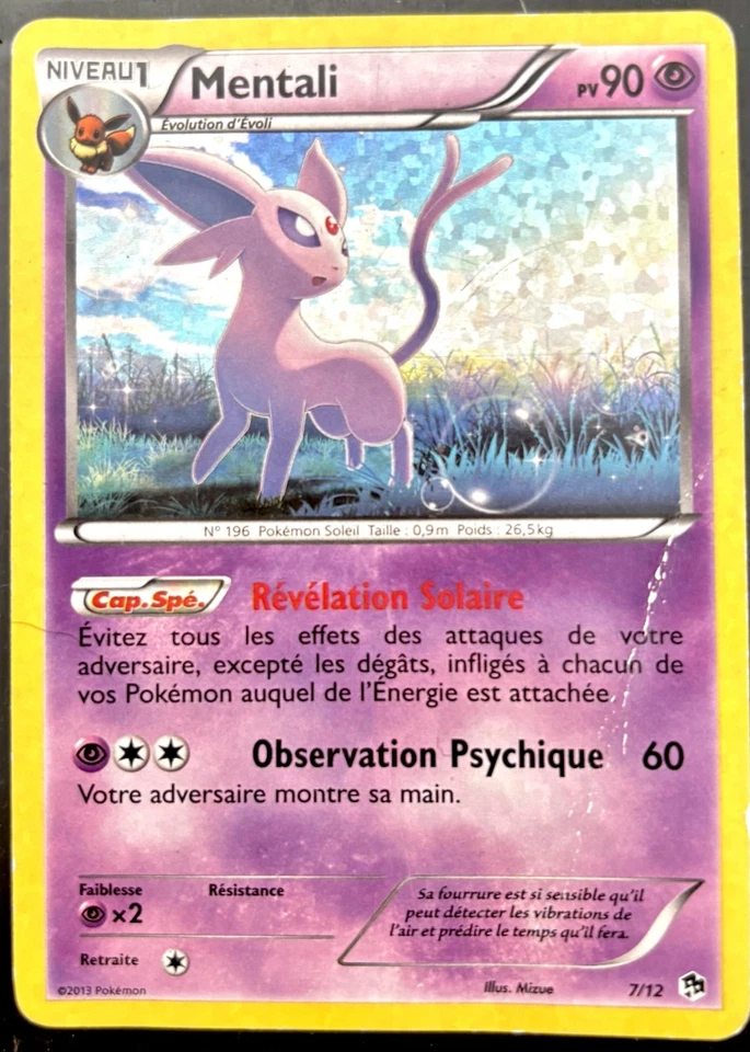 Nintendo Pokémon JCC Mentali Promo Carte Mcdo (7/12) - Photo 1/1