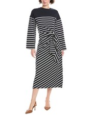 Madewell Side-Tie Knit Maxi Dress Women's Blue Xxs