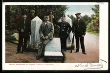 AK Deutsche, Niederländische und Belgische Zollwache am Vierländerblick, Grenze 