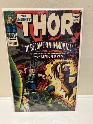 The Mighty Thor #136 Marvel Comics 1966 2nd Appearance Lady Sif & Loki App S
