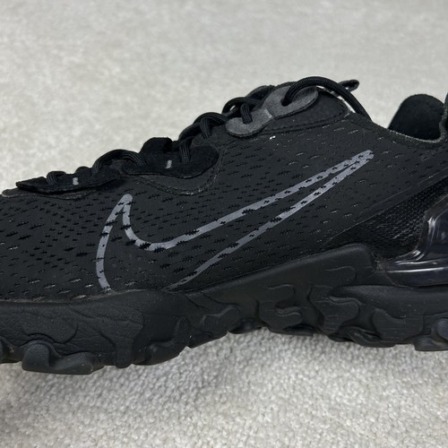 Nike React Vision Zapatos Para Hombre Talla 11.5 Negro CD4373-004 Gimnasio Entrenamiento Correr - Imagen 7 de 13