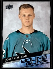 2020-21 Upper Deck Young Guns Josef Korenar Rookie San Jose Sharks #715