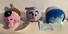 Disney/Pixar Inside Out Tsum Tsum Mini 3.5" Plush Lot Of 3