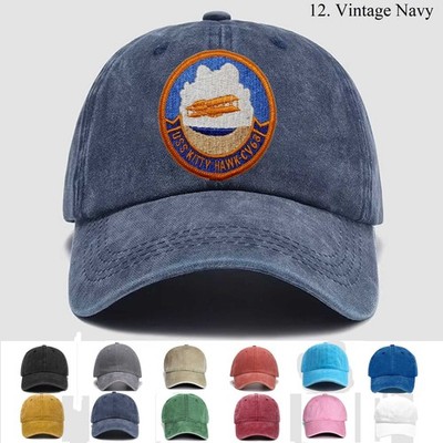 Customized Embroidered Hat Us Naval Uss Kitty Hawk Cv-63 Full, Trucker Hat, Gift