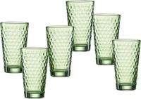 6 TrinkgläSer Ritzenhoff & Breker Wasserglas LongdrinkgläSer-Set Favo GrüN Glas
