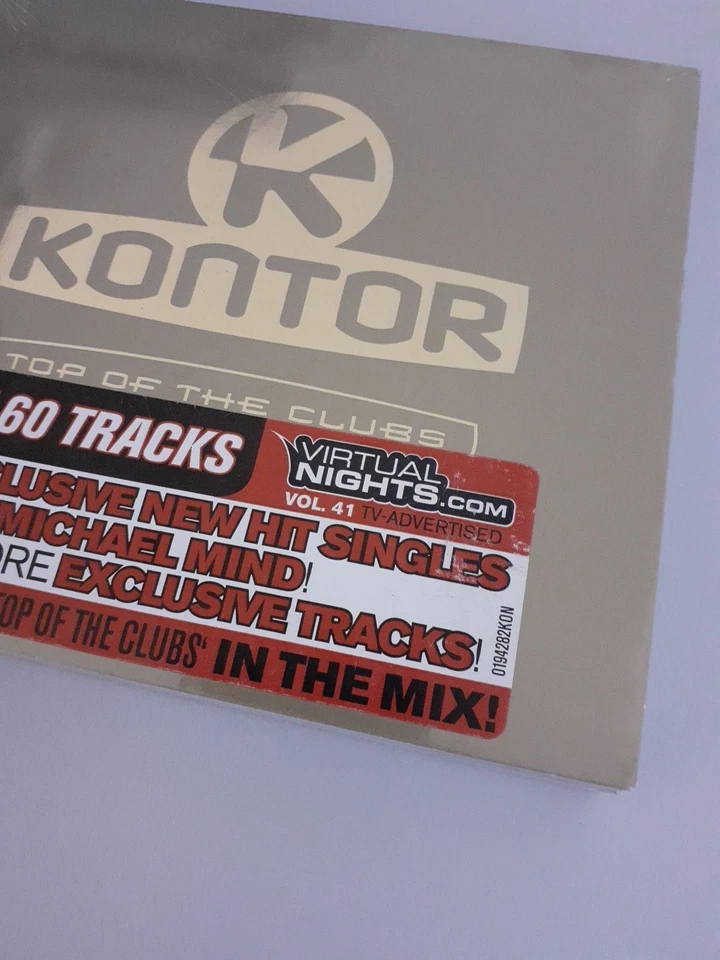 3 CD Kontor - Top Of The Clubs - Volume 41 - Various Sampler - Neu und OVP - Bild 2 von 4
