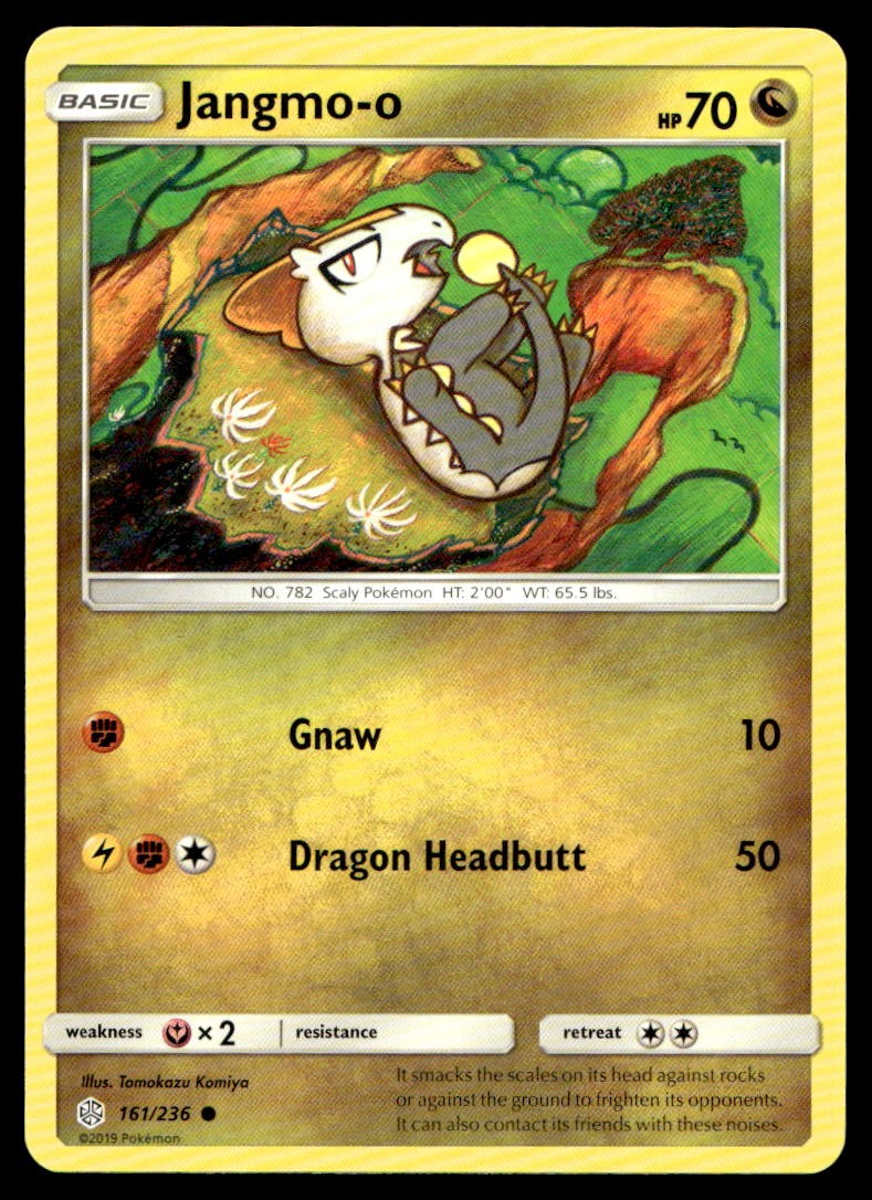 NM Jangmo-o [SM - Cosmic Eclipse 161/236] Common Pokemon TCG