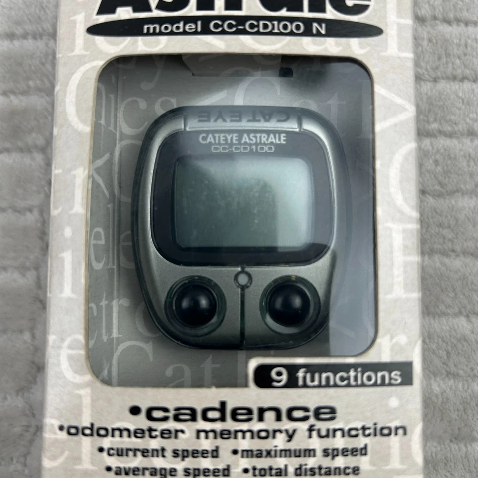 Computadora para bicicleta Cat Eye Astrale CC-CD100 N Cadence Cyclo Computer ¡Nueva! Foto 2 de 3