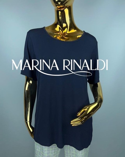 Women Marina Rinaldi Dress Navy Viscose XL