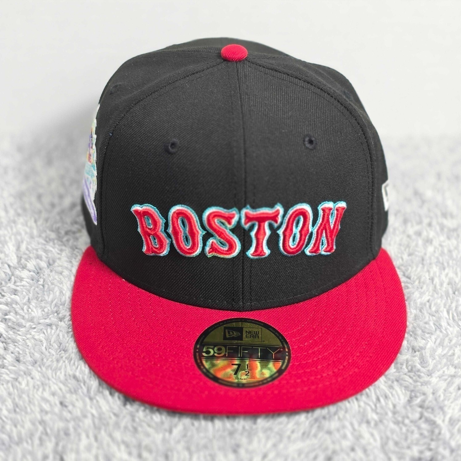 New Era 59FIFTY Boston Red Sox Spring Training Side Patch 7 1/2 Fitted Cap Hat