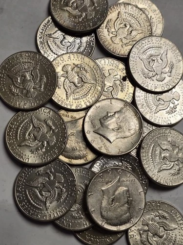 1964 Kennedy Silver Half Dollar 20 Coin Roll ($10 Face Value) SKU06