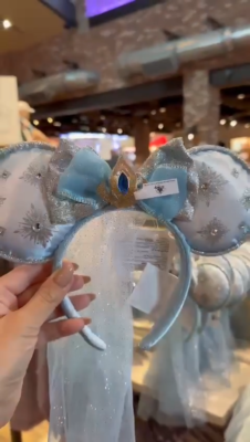 2023 Disney Parks Frozen Elsa Minnie Mouse Vail Headband  display picture 1