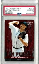 2013 Panini Select Justin Verlander En Fuego PSA 10